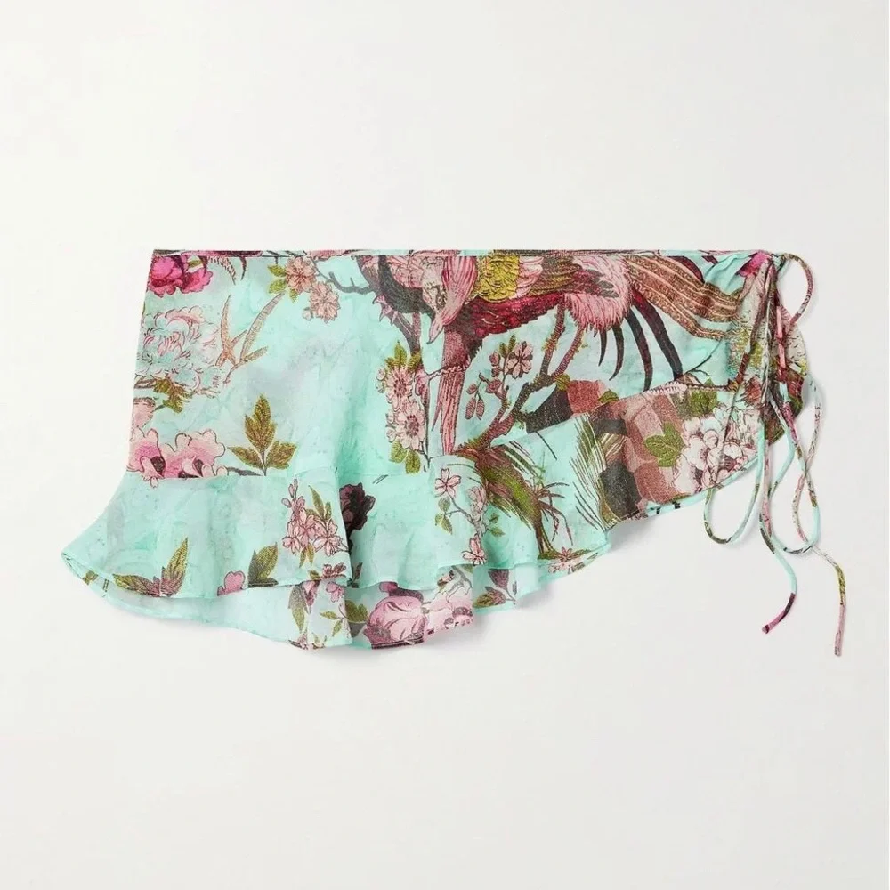 SKIMS X Roberto Cavalli Tie Side Mini Skirt